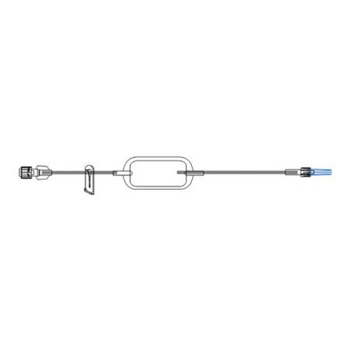IV Extension Set McKesson Small Bore 60 Inch Tubing .2 Micron Filter Sterile MS114 Pack of 1 MS114 McKesson 1141148_EA