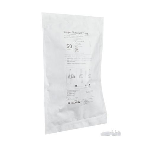 Pinnacle TPN Bag Tamper Resistant Clamp, 2112397, Pack of 50