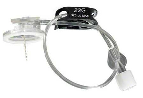 Huber Needle Infusion Set Surecan™ Safety II 22 Gauge 3/5 Inch 7-1/2 Inch Tubing Without Port 4447010-02 Box of 20 4447010-02 Surecan™ Safety II 1127844_BX