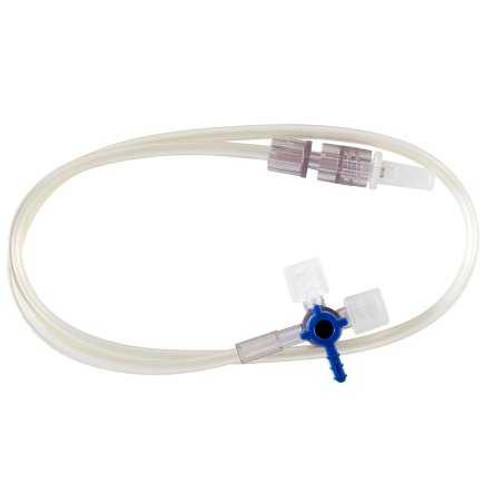 IV Extension Set Standard Bore 22 Inch Tubing Without Filter 456025 Case of 50 456025 B. Braun 171373_CS