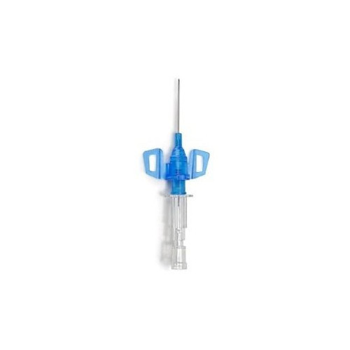 Introcan Safety 3 Closed IV Catheter 18 Gauge 1-1/4 Inch Polyurethane Winged Hub Blood Control Passive Safety, 4251131-02, Case of 200