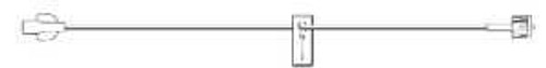 IV Extension Set Micro Bore 60 Inch Tubing V6222 Case of 50 V6222 B. Braun 811120_CS