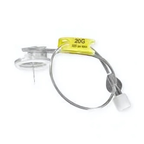 Huber Needle Infusion Set Surecan™ Safety II 20 Gauge 1/2 Inch 7-1/2 Inch Tubing Without Port 4447043-02 Box of 20