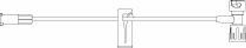 IV Extension Set SafeLine* Needle-Free Port Micro Bore 6 Inch Tubing Without Filter NF1330 Case of 50 NF1330 Safeline* 381111_CS
