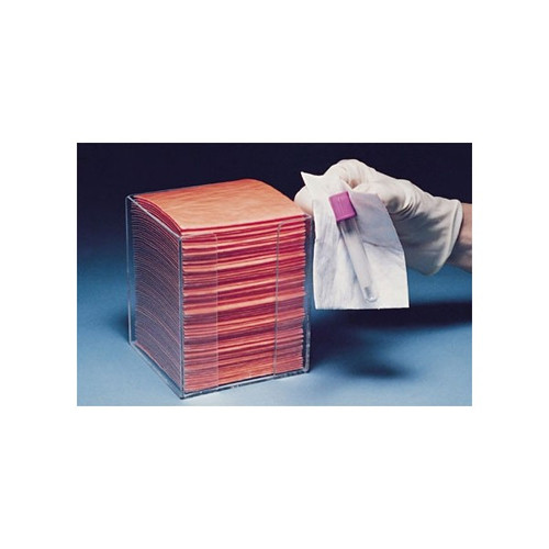 BloodBloc Biohazard Wipe Standard Absorbency, 4 x 4 in, Nonsterile, 0667035, Pack of 250