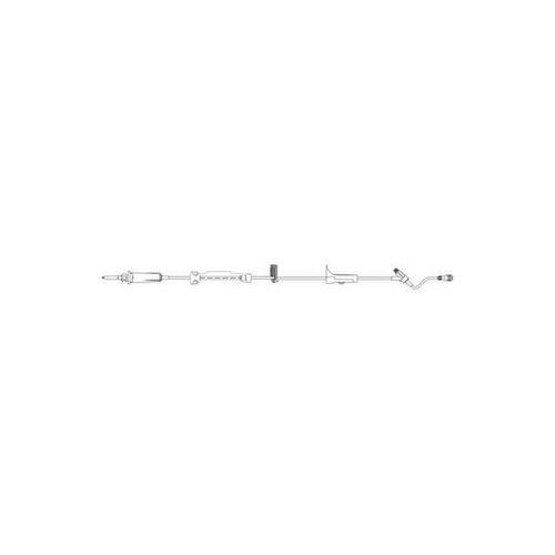 Infusomat IV Pump Set Pump 1 Port 15 Drops / mL Drip Rate Without Filter 119 Inch Tubing Solution, 362031, Case of 24