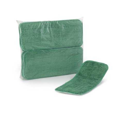 Wet Mop Pad Bound Edge Green Polyester / Polyamide Reusable M830013G Case of 10 M830013G Wiper Central USA 1199407_CS