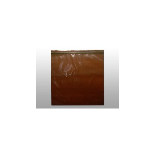 Zip Closure UV Protection Bag 4 x 6 in, Amber, FAM30406, Pack of 100