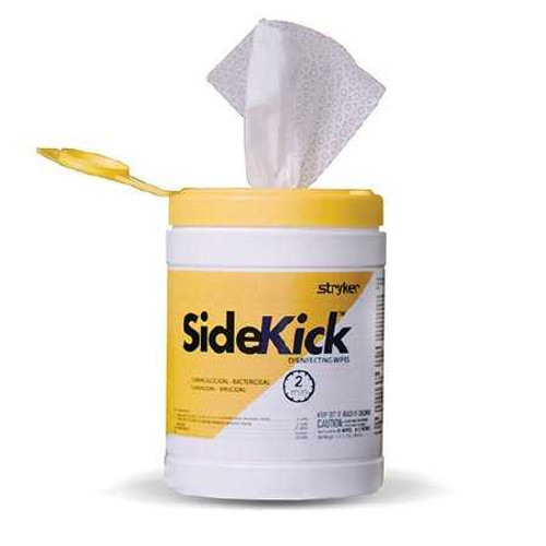 SideKick™ Surface Disinfectant Cleaner Premoistened Alcohol Based Manual Pull Wipe 100 Count Canister Scented NonSterile 2060000001 Carton of 1 2060000001 Sidekick™ 1104681_CT