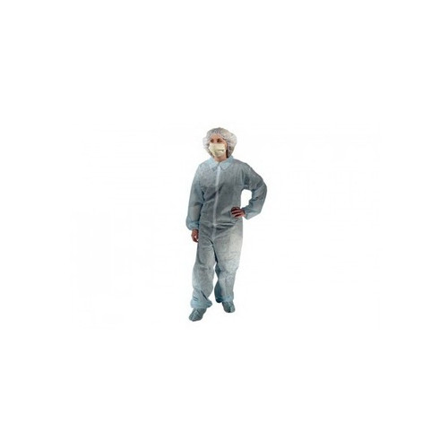 Coverall, 2XL, White, Nonsterile, 382XXL, Bag of 5