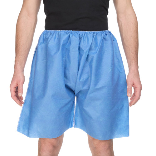 Exam Shorts, L, Blue, SMS Adult, 7555 L, Case of 1