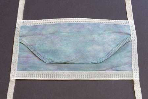 Surgical Mask Cardinal Health™ Anti-fog Foam Duckbill Tie Closure One Size Blue NonSterile ASTM Level 3 Adult AT54535 Case of 6 AT54535 Cardinal Health™ 532444_CS