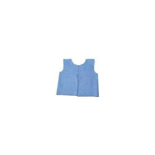 Exam Cape, Blue, One Size, Front / Back Opening, Belt Closure, Female, 6029S, Case of 100
