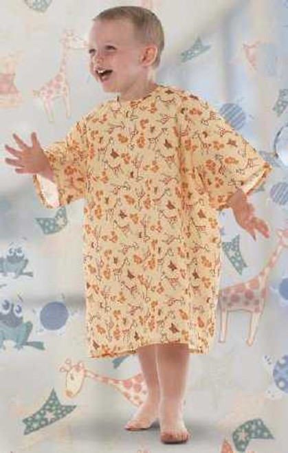 Patient Exam Gown All Stars Medium Kid Design (Turt-L Blue) Reusable 5502-M Pack of 1 5502-M All Stars 688250_EA
