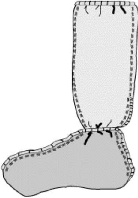 Boot Cover FullGuard® One Size Knee High Nonskid Sole Blue NonSterile 8457 Case of 40 8457 FullGuard® 419063_CS