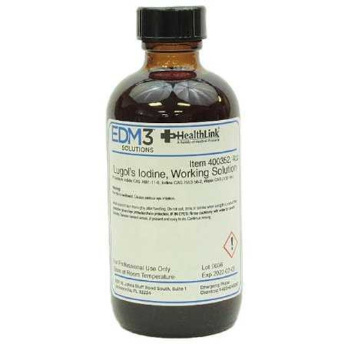 Lugol's Iodine Stain 4 oz. 400352 Pack of 1 400352 EDM 3 LLC 444346_EA