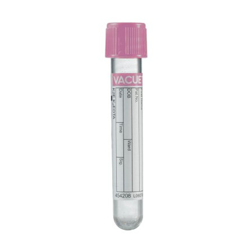 VACUETTE® Venous Blood Collection Tube K2 EDTA Additive 4 mL Pull Cap Polyethylene Terephthalate (PET) Tube 454208 Case/1200