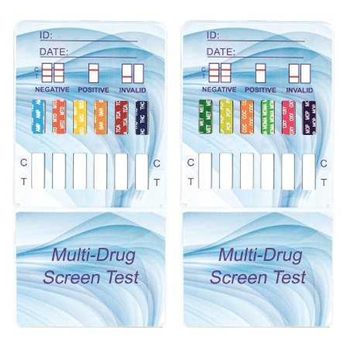 Drugs of Abuse Test Kit McKesson Consult™ AMP, BAR, BZO, COC, mAMP/MET, MDMA, MOP, MTD, OXY, PCP, TCA, THC 25 Tests CLIA Waived 16-DTDC12P Box of 25 16-DTDC12P McKesson Consult™ 1192823_BX
