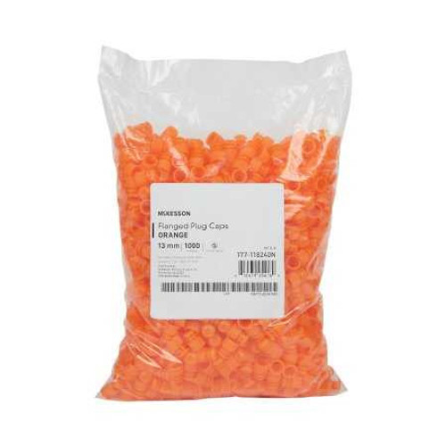 McKesson Tube Closure Polyethylene Flanged Plug Cap Orange 13 mm For Use with 13 mm Blood Drawing Tubes, Glass Test Tubes, Plastic Culture Tubes NonSterile 177-118240N Case of 20000 177-118240N McKesson 1175282_CS