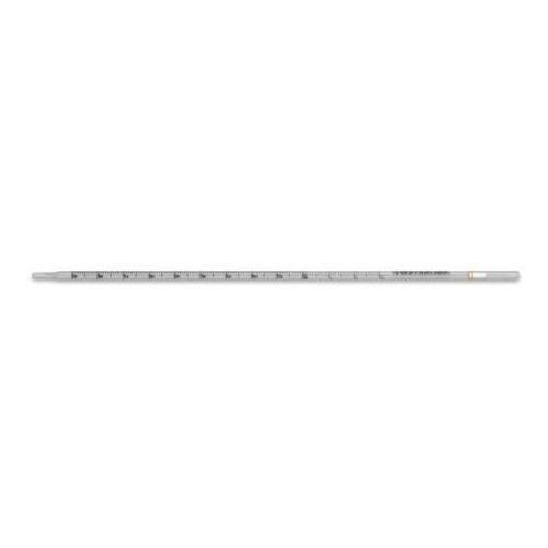 McKesson Serological Pipette 1 mL 0.01 mL Graduation Increments / 0.03 mL Negative Graduations Sterile 177-1701 Case of 500 177-1701 McKesson 1176004_CS