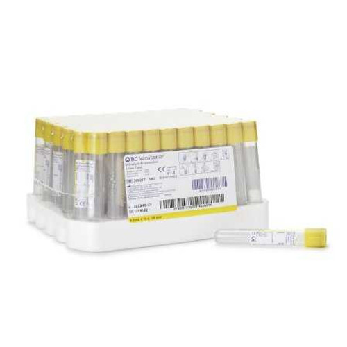 BD Vacutainer® Urinalysis Tube Chlorhexadine / Ethyl Paraben / Sodium Propionate Additive 8 mL BD Hemogard™ Closure Polyethylene Terephthalate (PET) Tube 365017 Pack of 100 365017 BD Vacutainer® 801750_PK