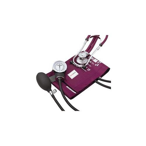Reusable Aneroid / Stethoscope Set McKesson 23 to 33 cm Adult Cuff Dual Head Sprague Stethoscope Pocket Aneroid 768-641-11AMMM Case of 12