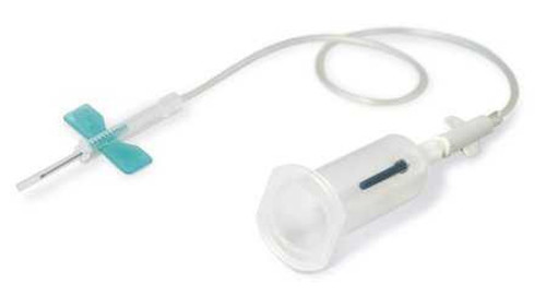 K-Shield® Advantage Blood Collection Set with Holder 25 Gauge 3/4 Inch Needle Length Safety Needle 12 Inch Tubing Sterile DBMH-25G Box of 50 DBMH-25G K-Shield® Advantage 873723_BX