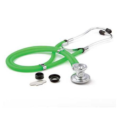 Sprague Stethoscope McKesson Green 2-Tube 22 Inch Tube Double Sided Chestpiece 641NGRMM Case of 20 641NGRMM McKesson 1089447_CS