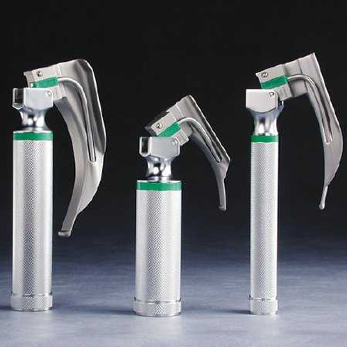 Laryngoscope Handle McKesson Greenline FiberOptic Stubby Handle 4066FMM Pack of 1 4066FMM McKesson 1089421_EA