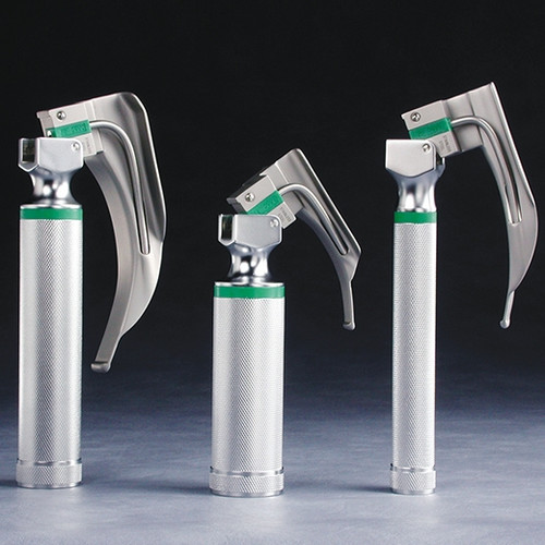 McKesson Laryngoscope Handle Greenline FiberOptic Stubby Handle 4066FMM Pack of 1