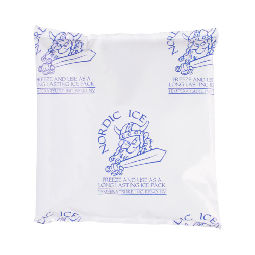 Refrigerant Gel Pack Nordic Ice For Safe Transport of Food, Pharmaceuticals and Medical Products NI12 Case of 48