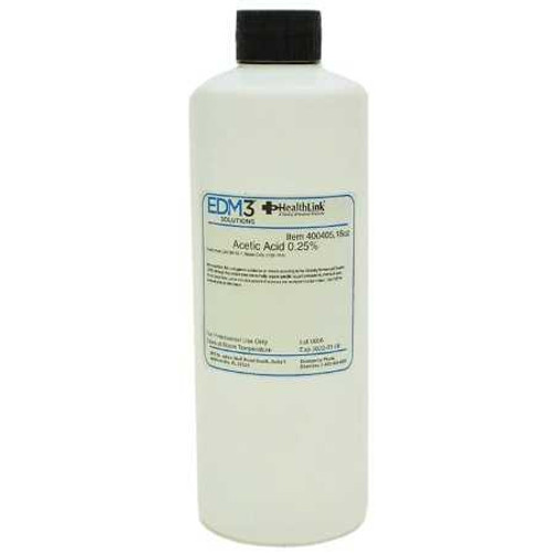 Chemistry Reagent Acetic Acid ACS Grade 0.25% 16 oz. 400405 Pack of 1 400405 EDM 3 LLC 446692_EA