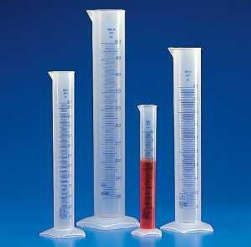 Graduated Cylinder Polypropylene 100 mL 602563-1 Pack of 1 602563-1 Globe Scientific 768955_EA