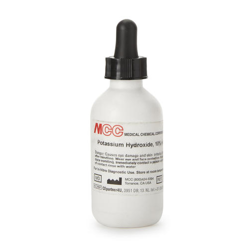 Microbiology Reagent Potassium Hydroxide Inorganic Compound 10% 4 oz. 783A-4OZ Pack of 1