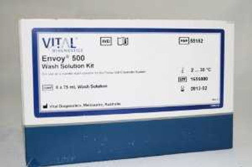 General Chemistry System Reagent Envoy® 500 Wash Solution Kit For Envoy 500 Chemistry System 55152 Box of 8 55152 Envoy® 500 530437_BX