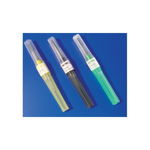 Jelco Safety Blood Collection Needle 22 G x 1'', Conventional, Sterile, 80221, Box of 100
