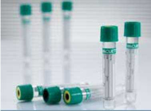 VACUETTE® Venous Blood Collection Tube Sodium Heparin Additive 4 mL Pull Cap Polyethylene Terephthalate (PET) Tube 454030 Case of 1200 454030 VACUETTE® 503518_CS