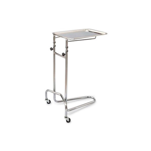 Mayo Instrument Stand McKesson 50 lbs. Weight Capacity 1 Tray 21 W x 20 D Inch 37 - 53 Inch 16-3/4 x 21-1/2 Inch 63-4366 Pack of 1
