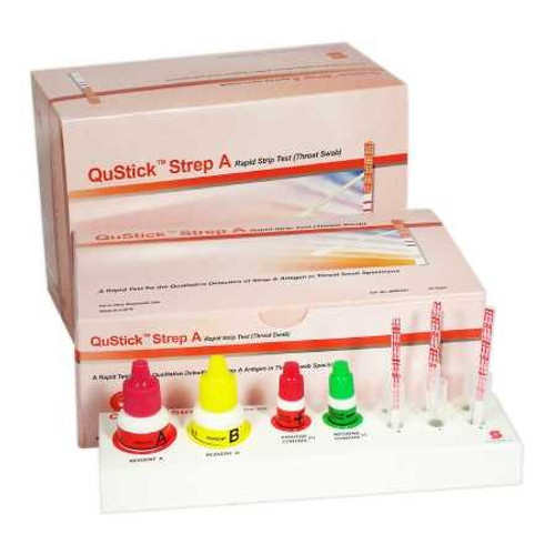 Respiratory Test Kit QuStick™ Strep A Test 50 Tests CLIA Waived 6000-050 Box of 50 6000-050 QuStick™ 628410_BX