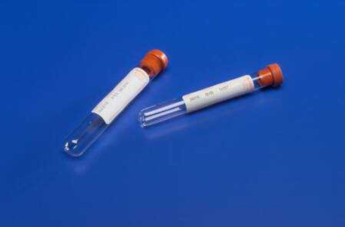 Monoject™ Venous Blood Collection Tube Plain 3 mL Conventional Closure Glass Tube 8881301215 Box of 100 8881301215 Monoject™ 116418_BX