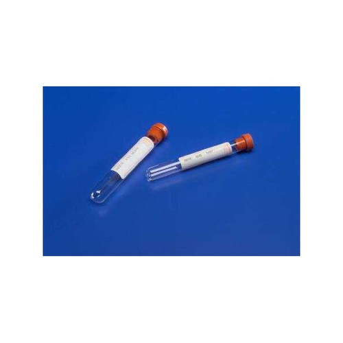 Monoject Venous Blood Collection Tube Plain 3 mL, Conventional Closure Glass Tube , Box of 100
