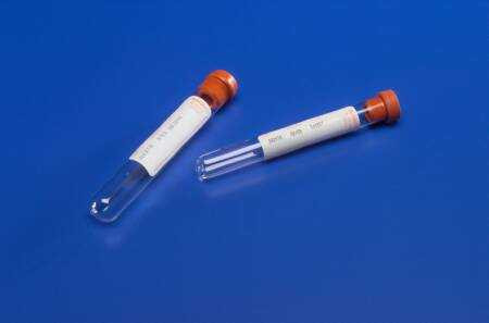 Monoject™ Venous Blood Collection Tube Plain 3 mL Conventional Closure Glass Tube 8881301215 Case of 1000 8881301215 Monoject™ 116418_CS