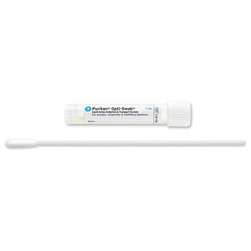 Puritan Opti-Swab Specimen Collection and Transport System 6'' Length Sterile LA-106 Box of 50