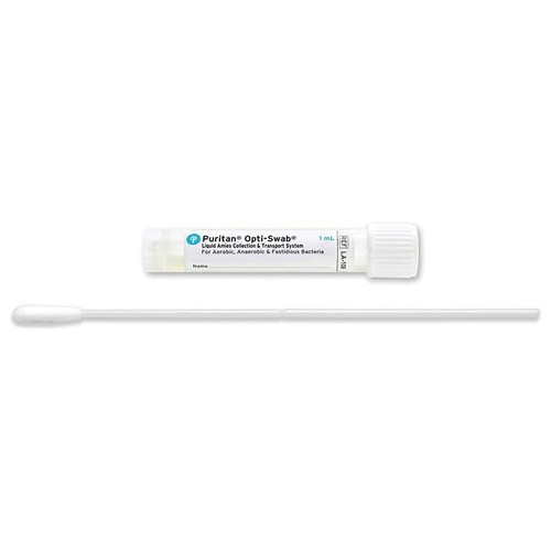 Puritan Opti-Swab Specimen Collection and Transport System 6'' Length Sterile LA-106 Case of 300