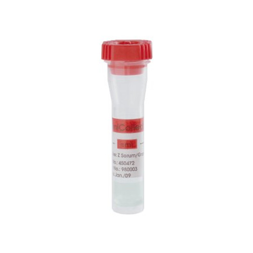 MiniCollect® Capillary Blood Collection Tube Separator Gel Additive 800 µL Rubber Cross-Section Cap Polypropylene Tube 450472 Case of 1000 450472 MiniCollect® 574502_CS