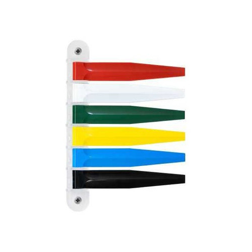 Exam Room Signal Flag McKesson, Wall Mount, 6 Flag, 10.5 x 7in x 16-FLAGWM6, Case of 80