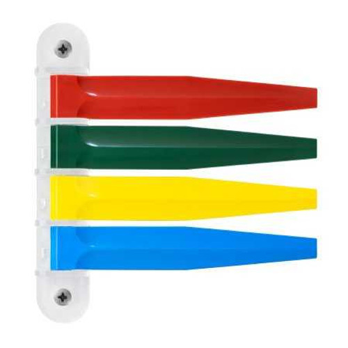 Exam Room Signal Flag McKesson Wall Mount 4 Flag 16-FLAGWM4 Bag of 1 16-FLAGWM4 McKesson 1225398_BG