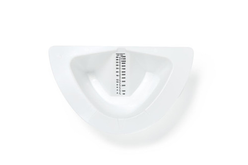 Commode Specimen Collector 1,200 mL (40.6 oz.) Without Closure Unprinted NonSterile DYND36605 Case of 100