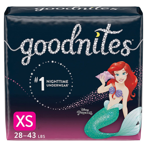 GoodNites Female Youth Absorbent Underwear Pull On with Tear Away Seams X-Small Disposable Heavy Absorbency, 46761, Case of 44