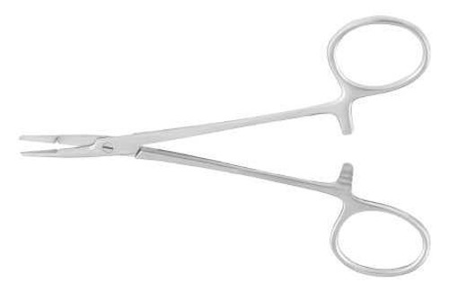 Needle Holder McKesson Argent™ 4-3/4 Inch Length Serrated Jaws Finger Ring Handle 43-1-870 Pack of 1 43-1-870 McKesson Argent™ 970150_EA